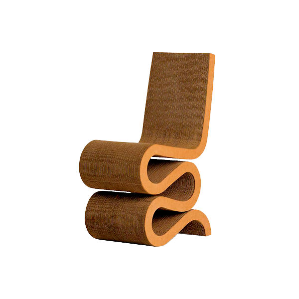 Modern Design Cardboard Wiggle Chair