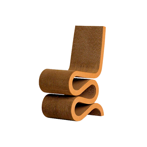 Modern Design Cardboard Wiggle Chair